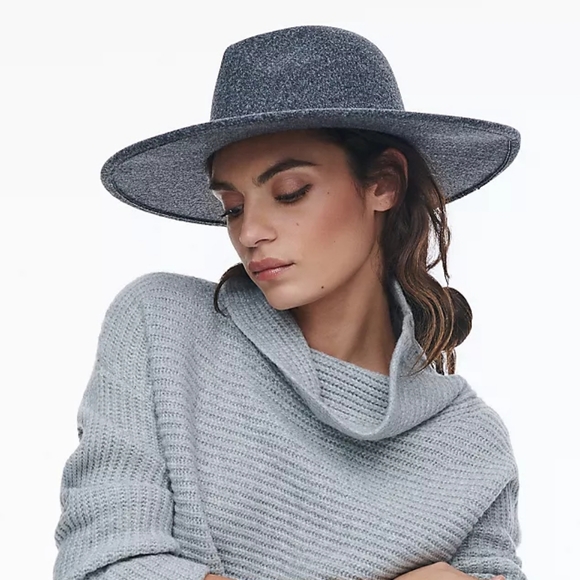 Anthropologie Accessories - ANTHROPOLOGIE Gray Hat